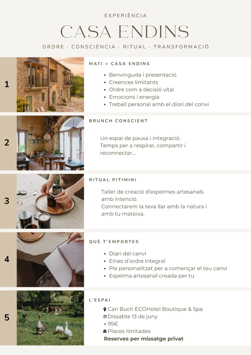 Experiència Casa Endins - Can Buch