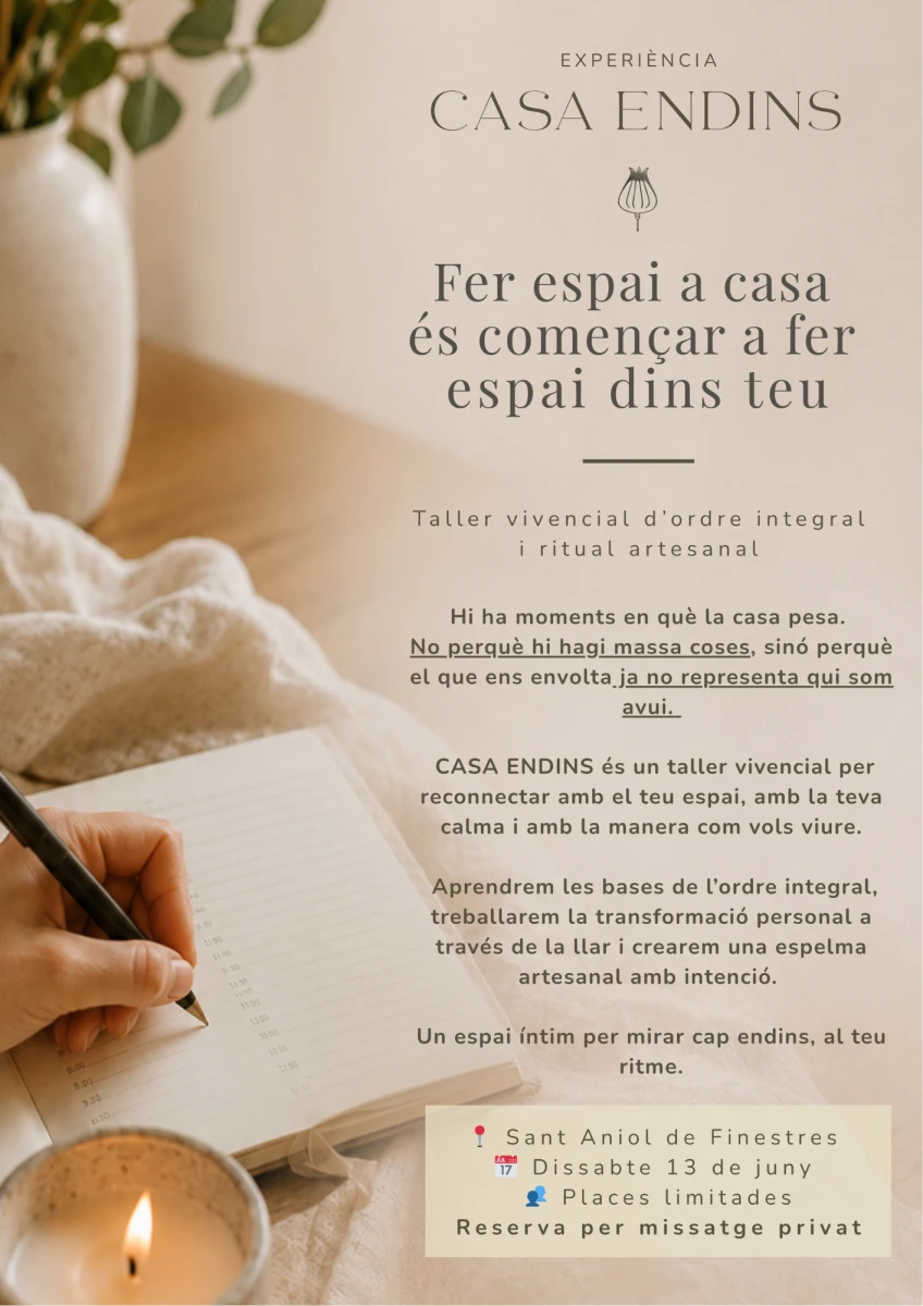 Experiència Casa Endins - Can Buch